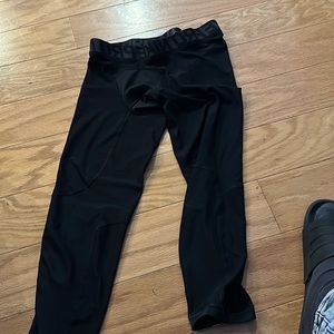 Nike Pro compression black knee high adult small